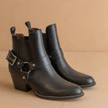 American Retro Western Cowboy Ankle Boots
