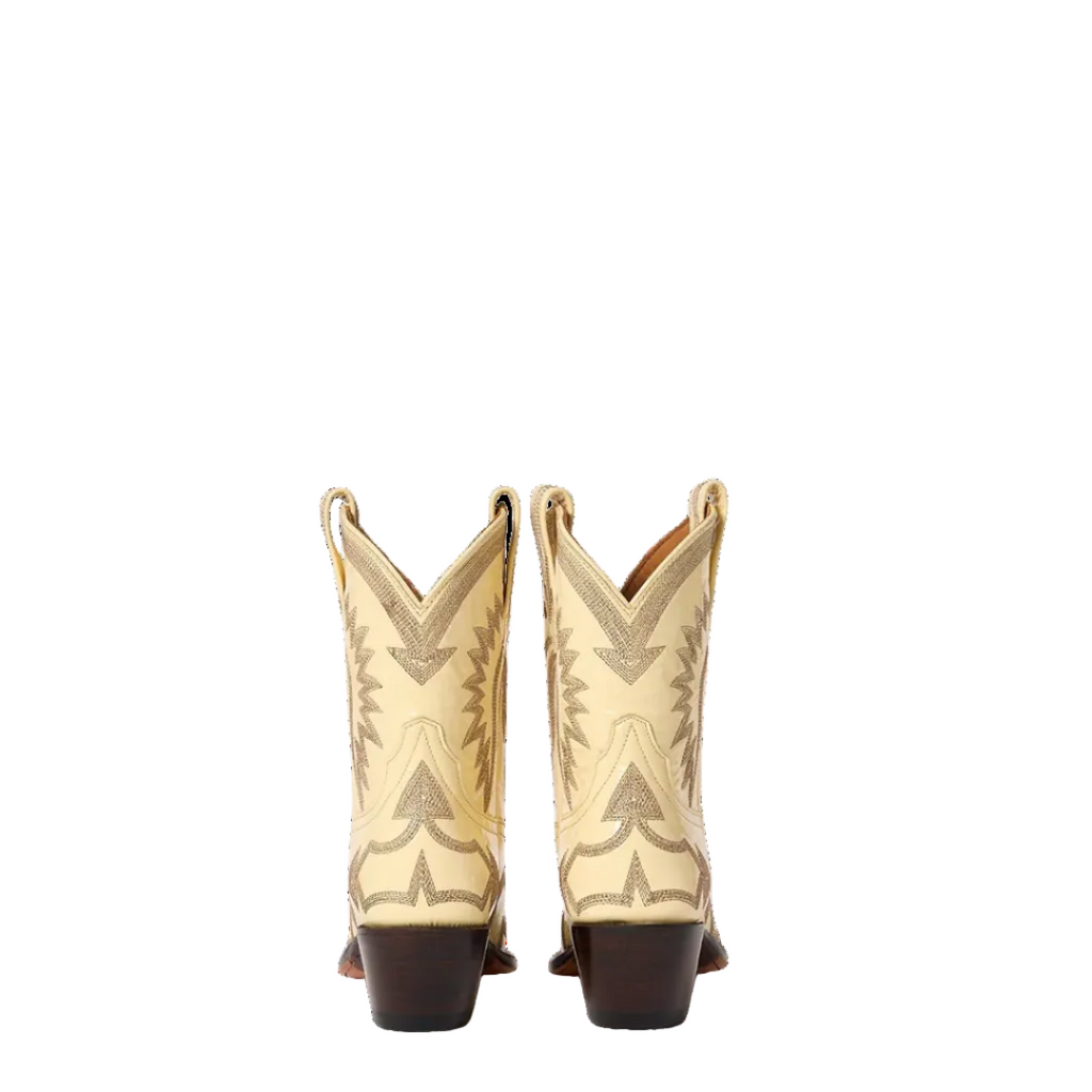 Glossy Embroidered Western Cowboy Boots